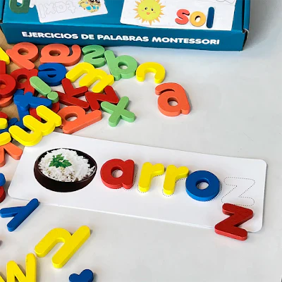 Juego De Palabras Deletreo Montessori